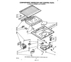 Whirlpool ET14JKXMWR1 compartment separator and control diagram