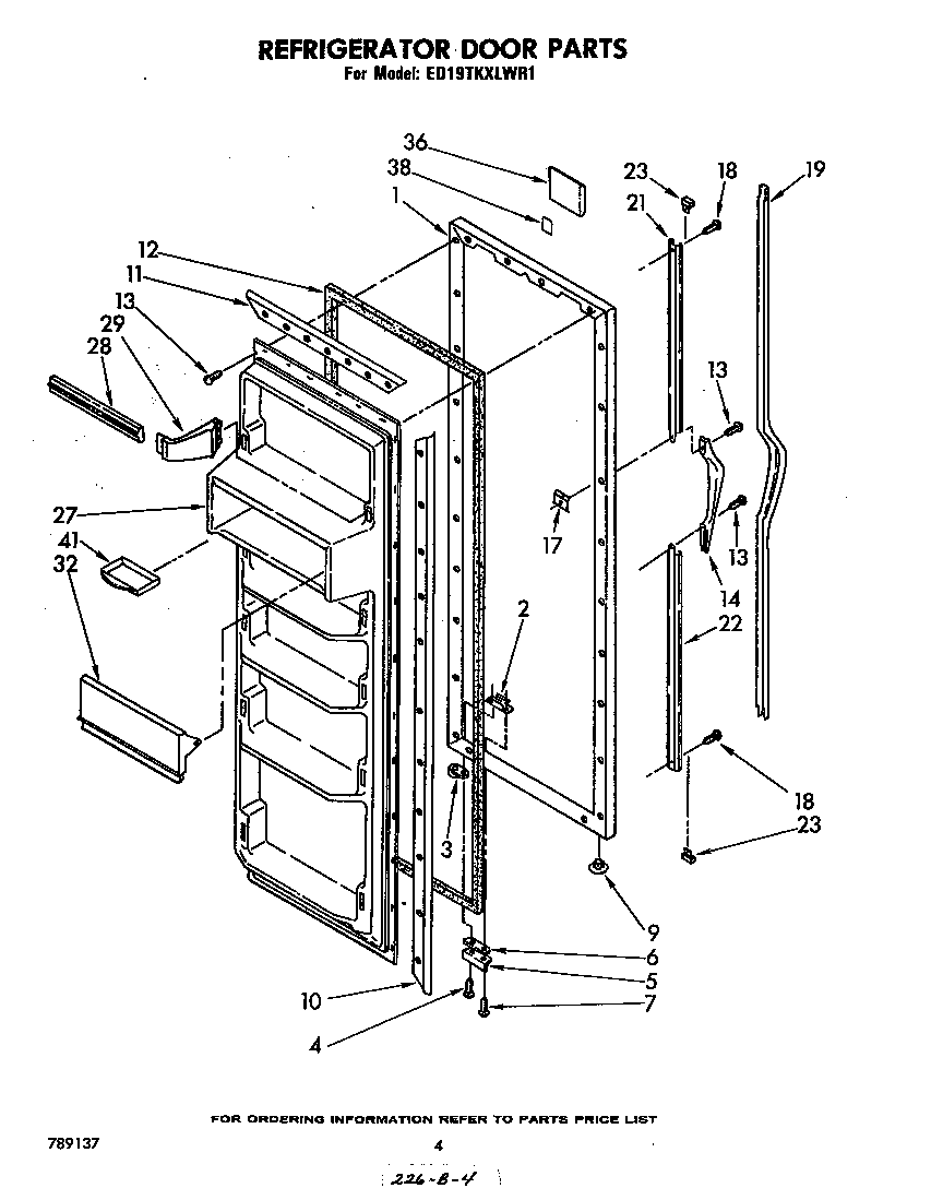 Refrigerator door