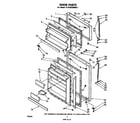 Whirlpool ET18ZKXMWR1 door diagram