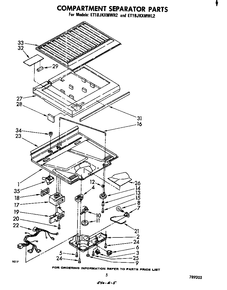 Compartment separator