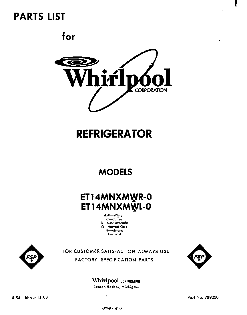 Front cover
