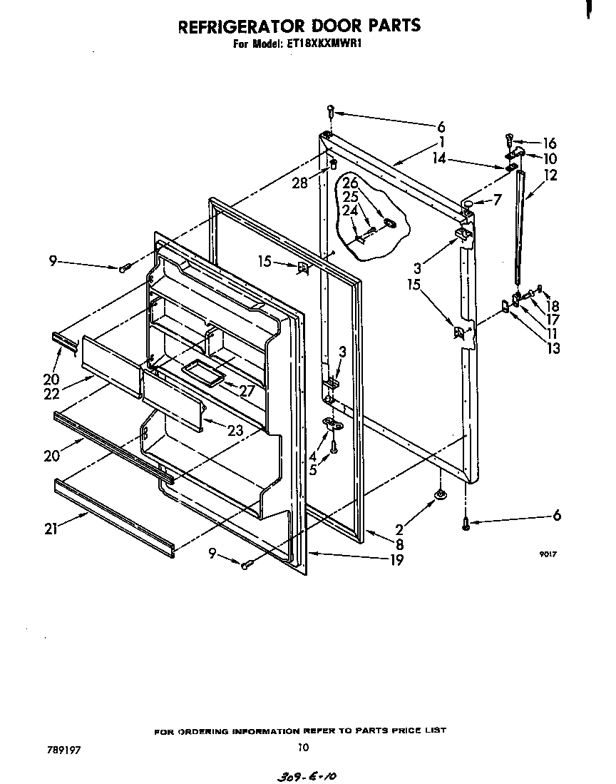 Refrigerator door
