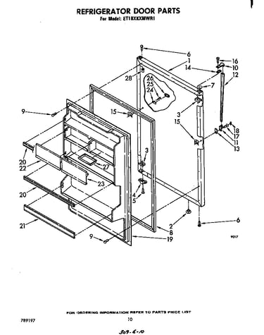 Refrigerator door