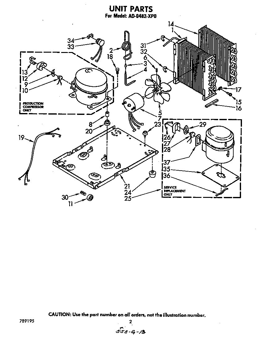 Unit parts
