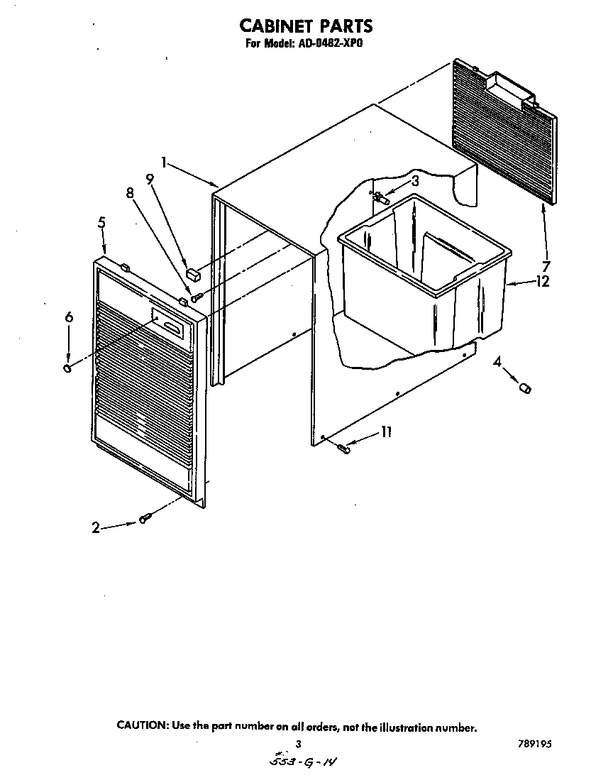 Cabinet parts
