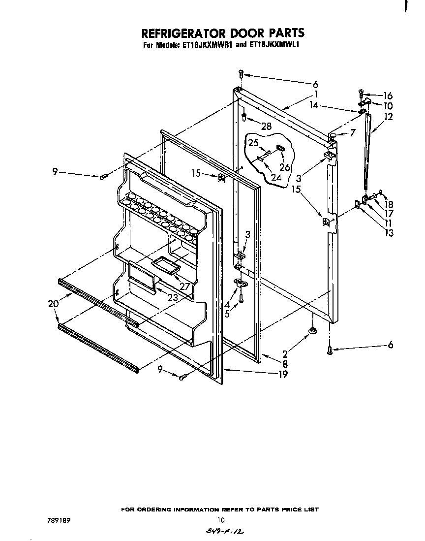 Refrigerator door