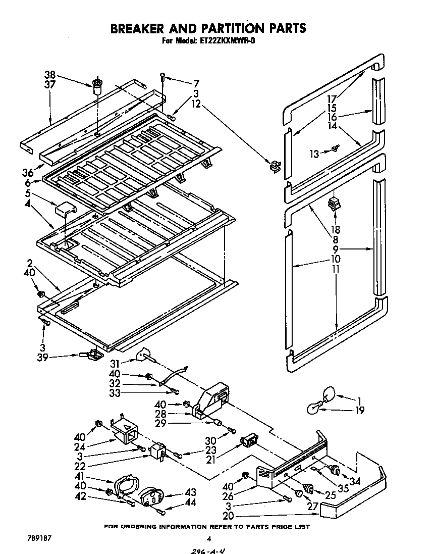 Breaker and partition
