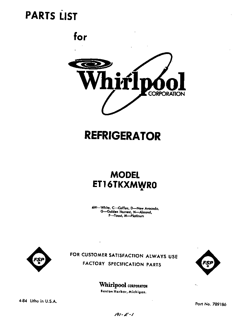 Front cover