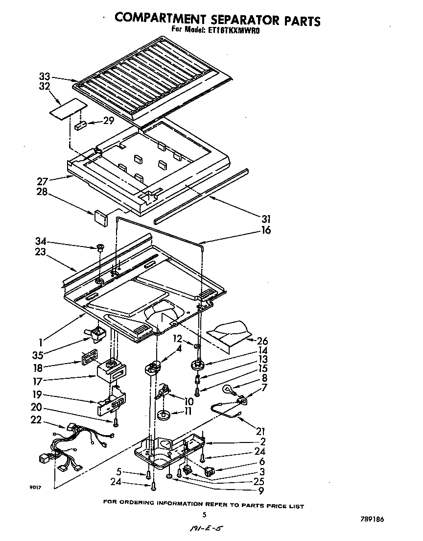 Compartment separator
