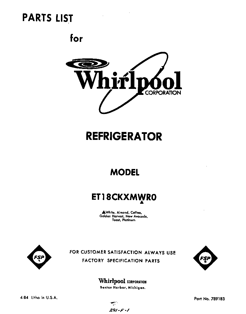 Front cover
