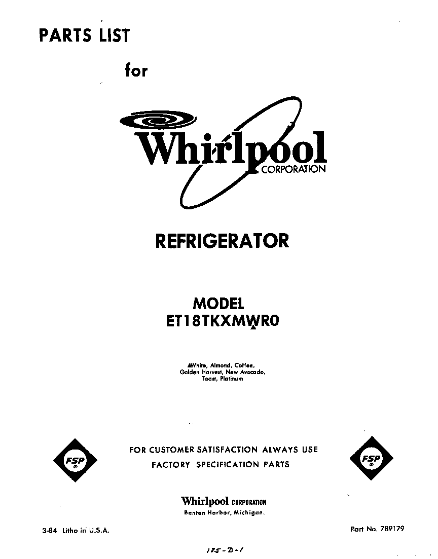 Front cover