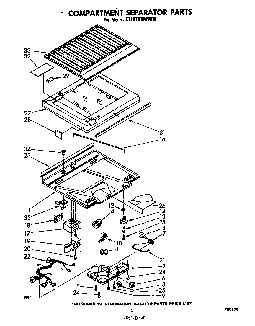 Compartment separator