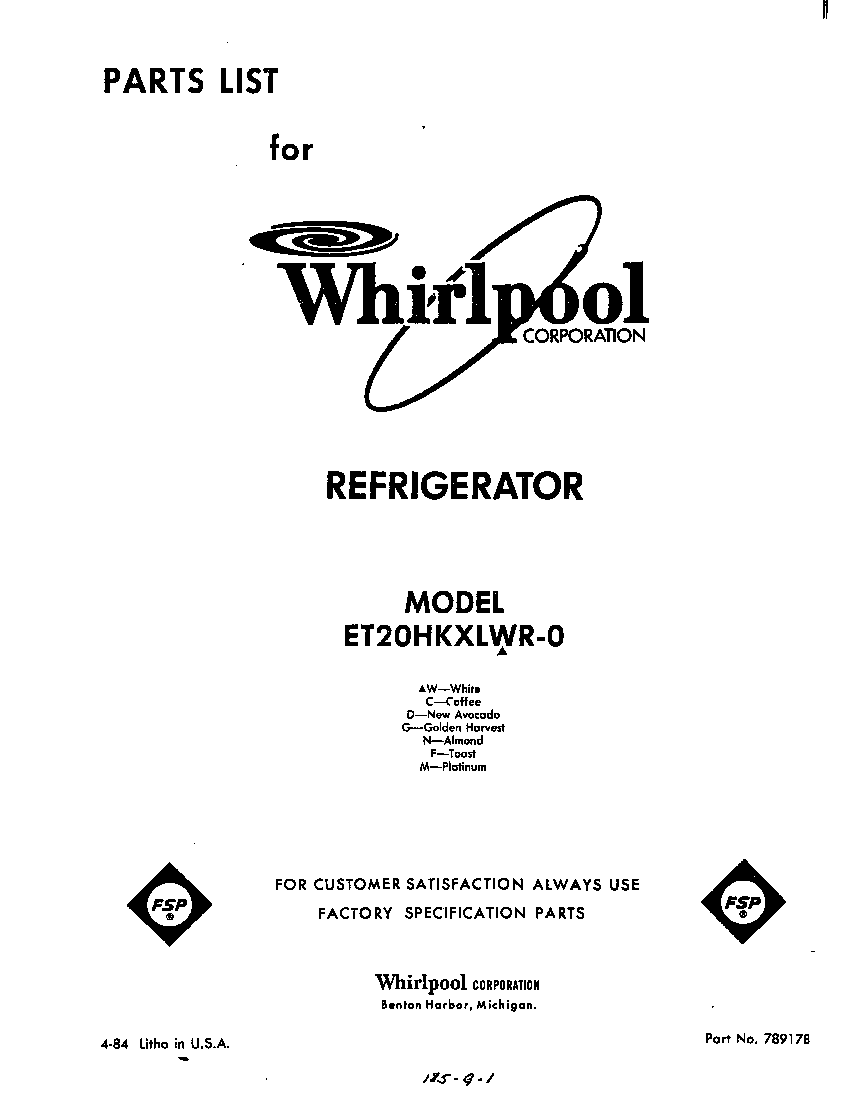 Front cover
