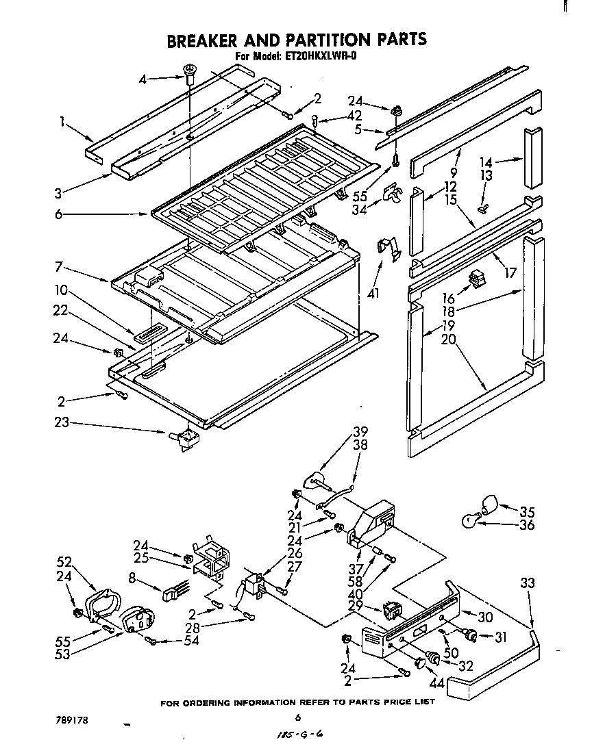 Breaker and partition