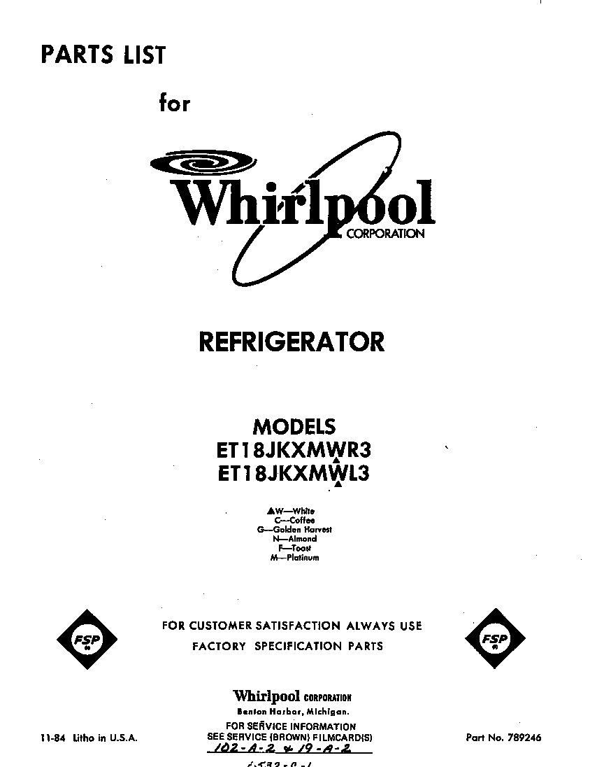 Front cover