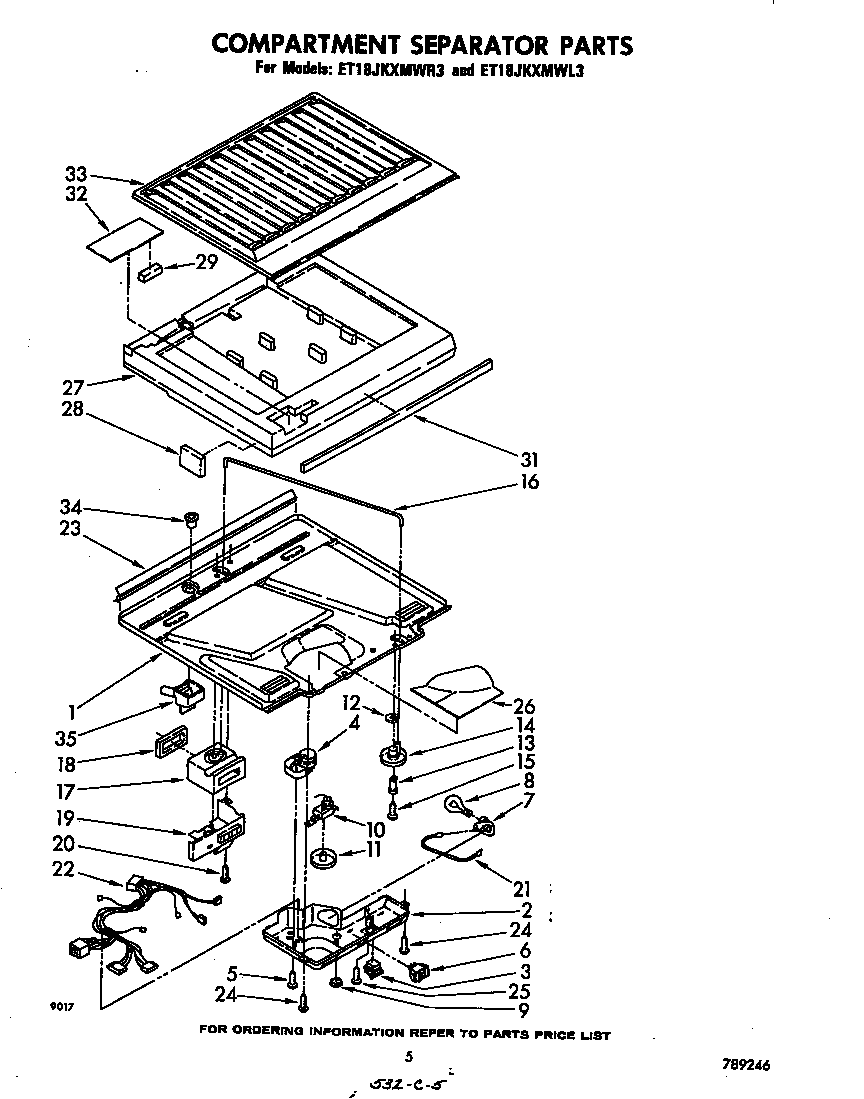 Compartment separator