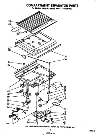 Compartment separator