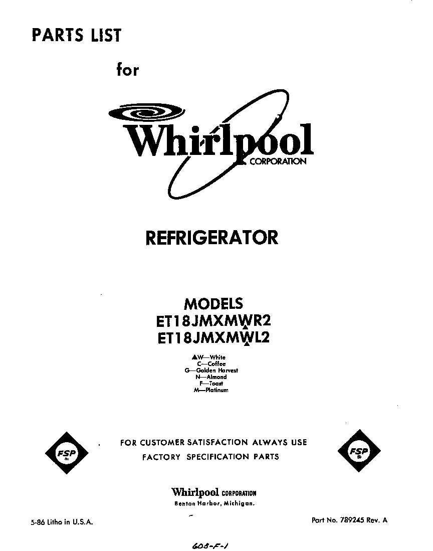 Front cover