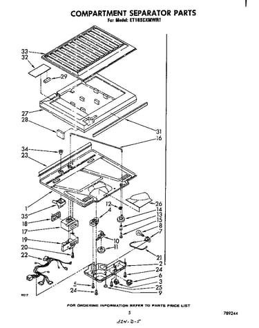 Compartment separator
