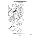 Whirlpool ACS102XP0 air flow and control parts diagram