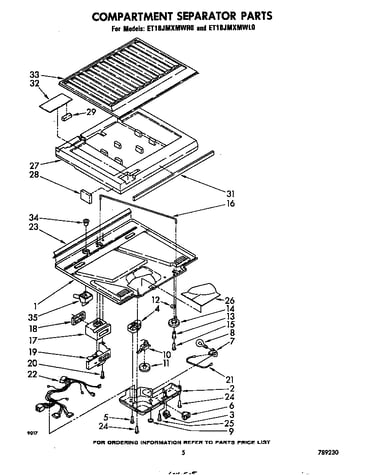 Compartment separator