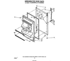 Whirlpool ET18JMXMWR0 refrigerator door diagram