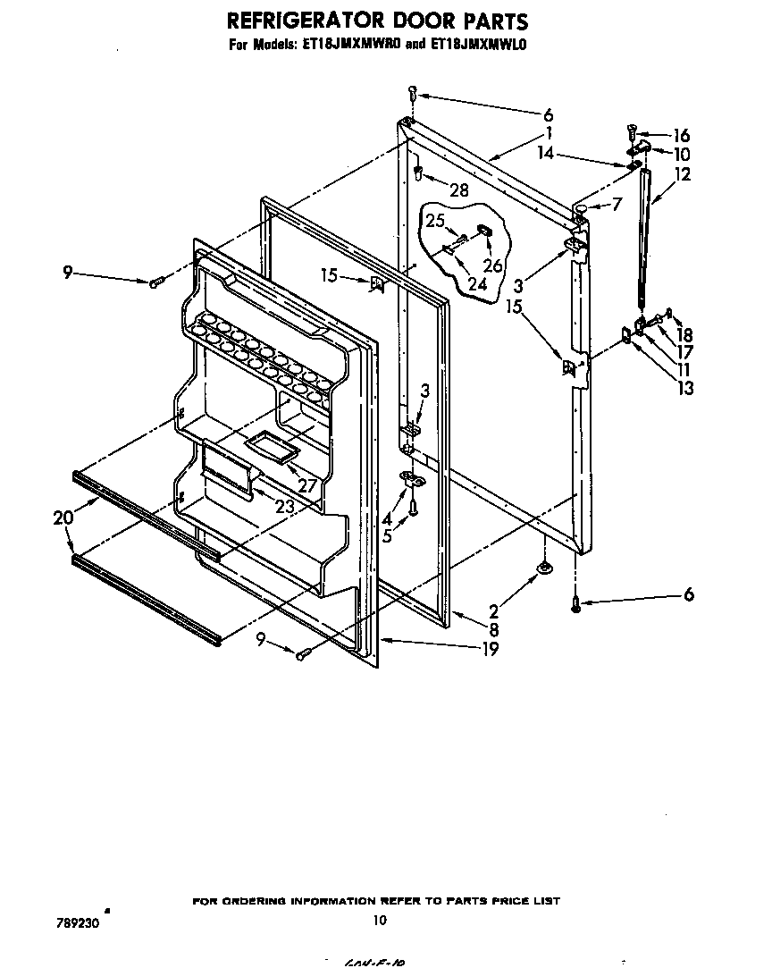 Refrigerator door