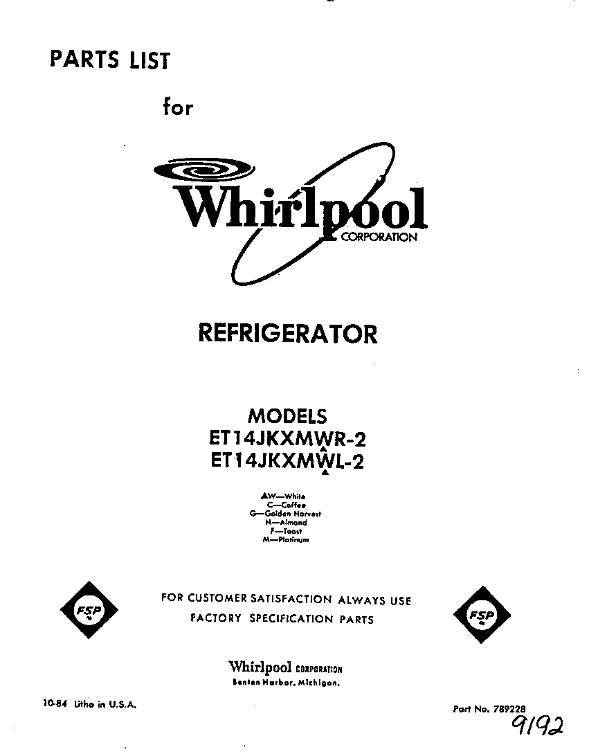 Front cover