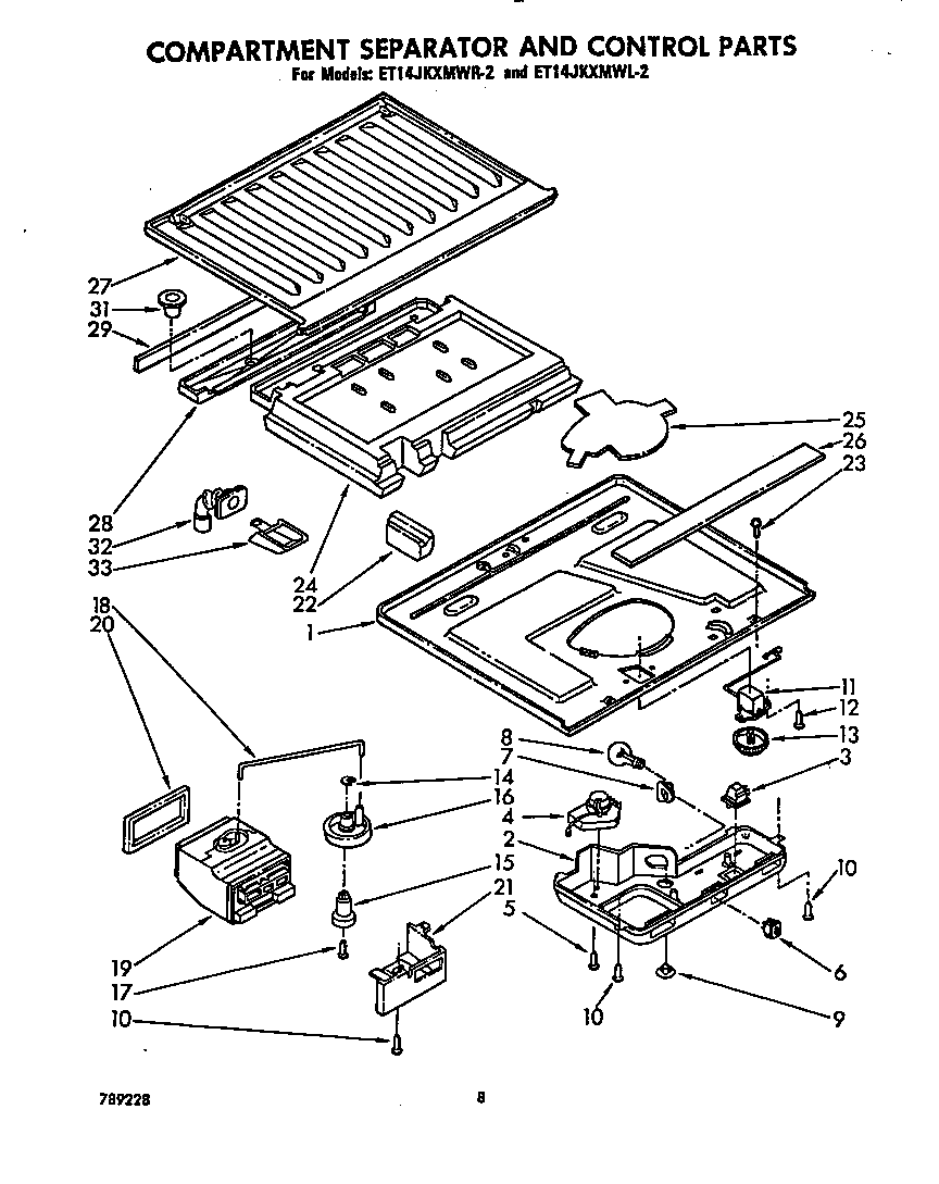 Compartment separator and control