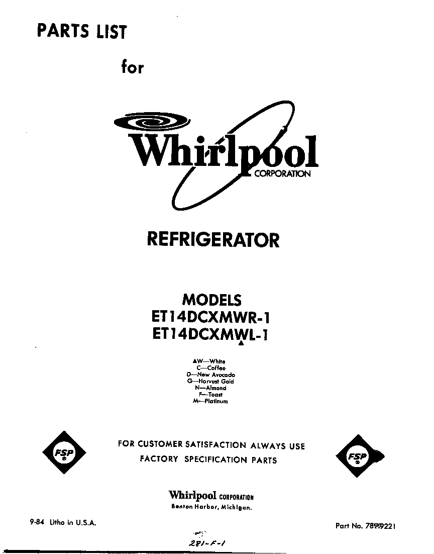 Front cover