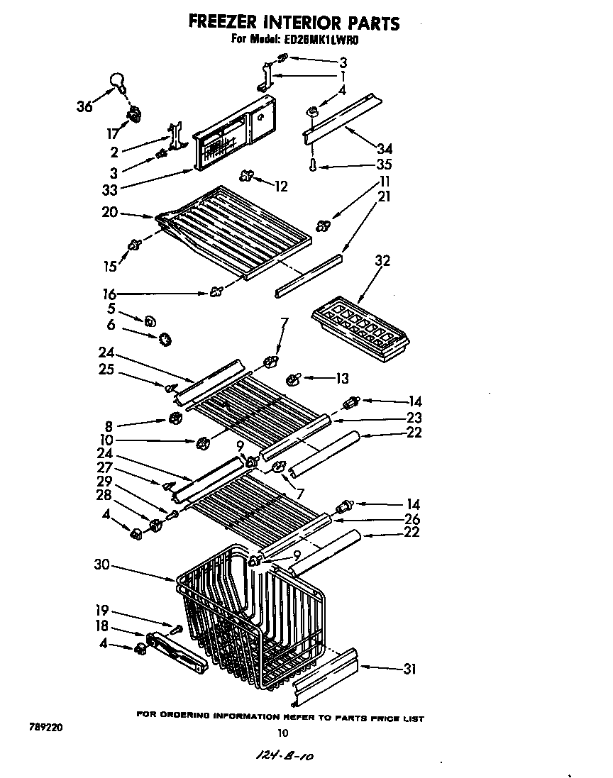 FREEZER INTERIOR