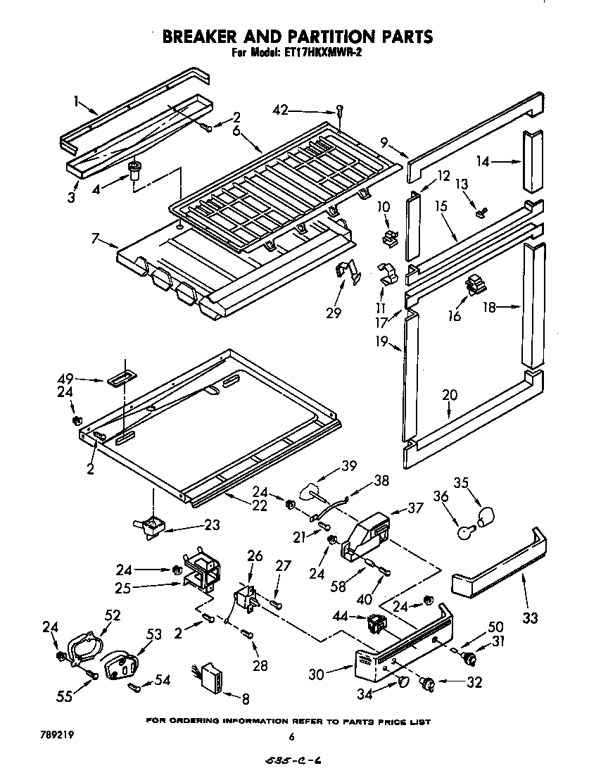 Breaker and partition