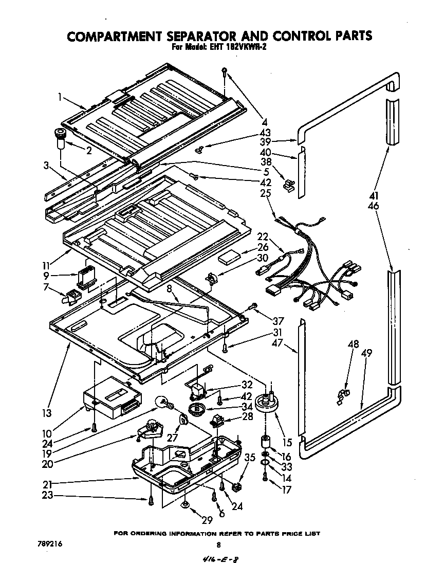 COMPARTMENT SEPARATOR AND CONTROL