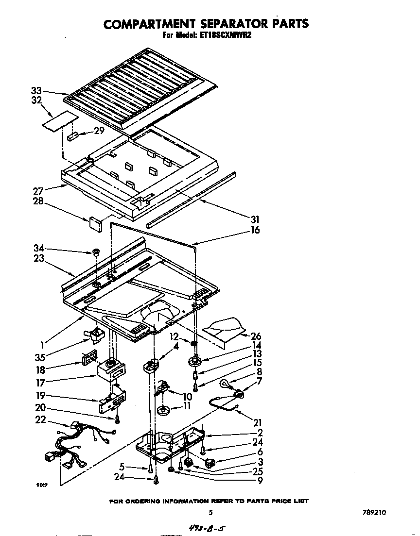 Compartment separator