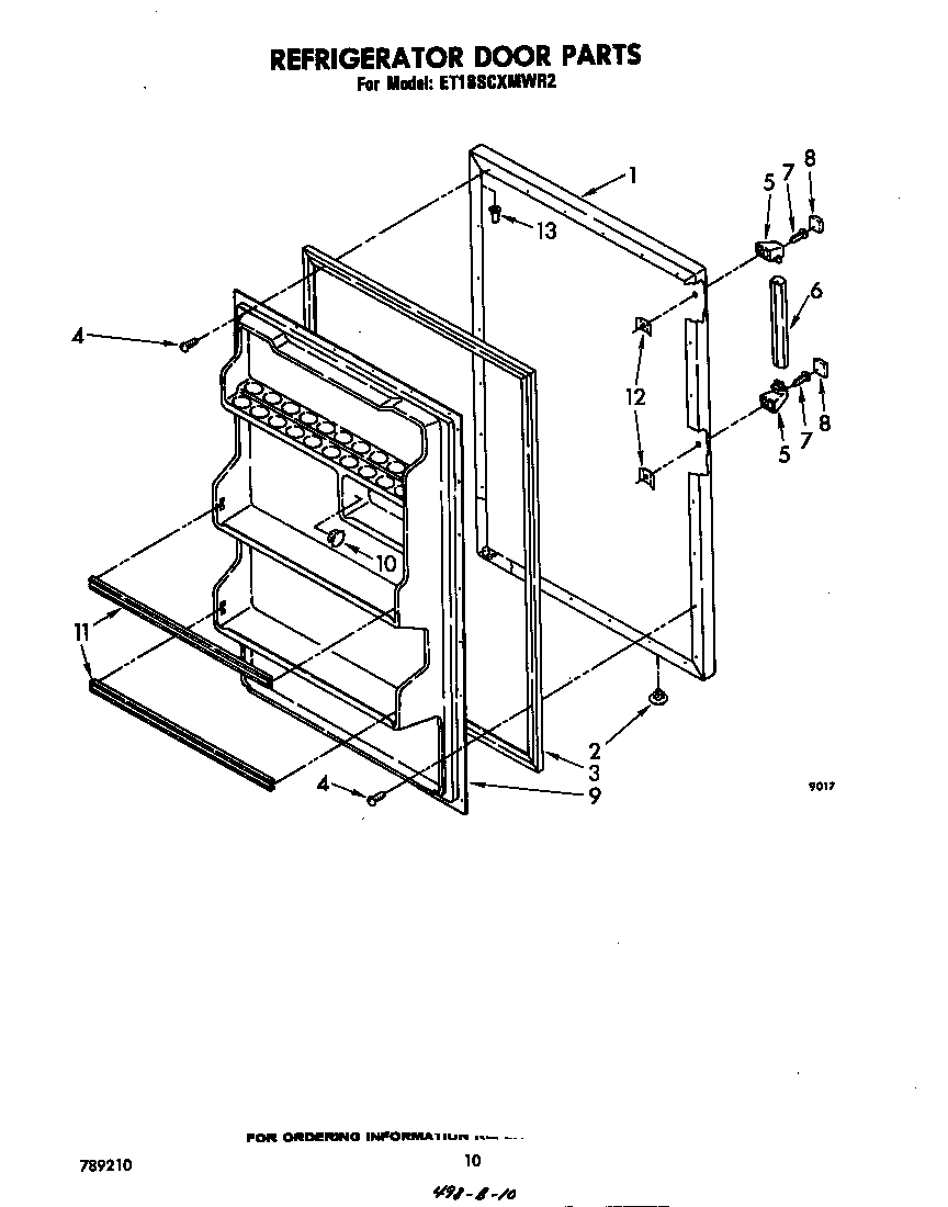 Refrigerator door