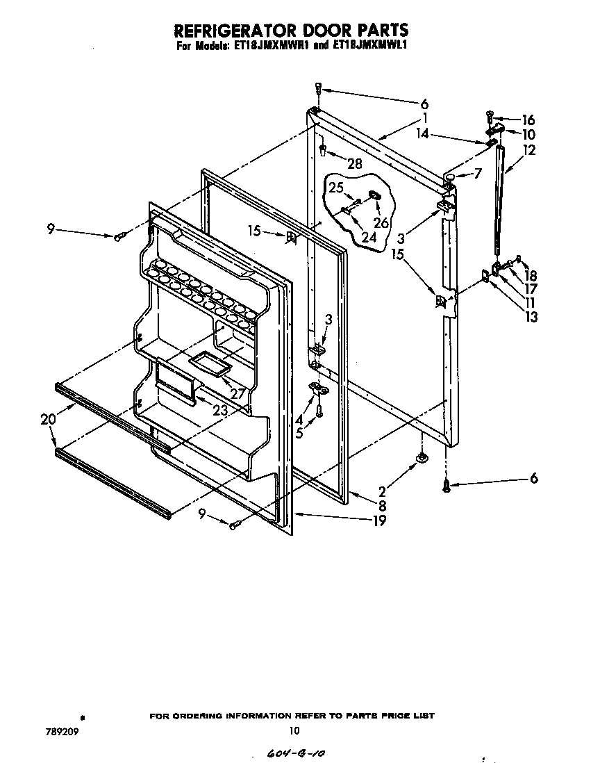 Refrigerator door
