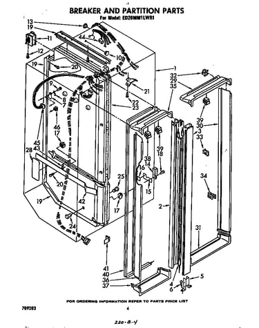 Breaker and partition