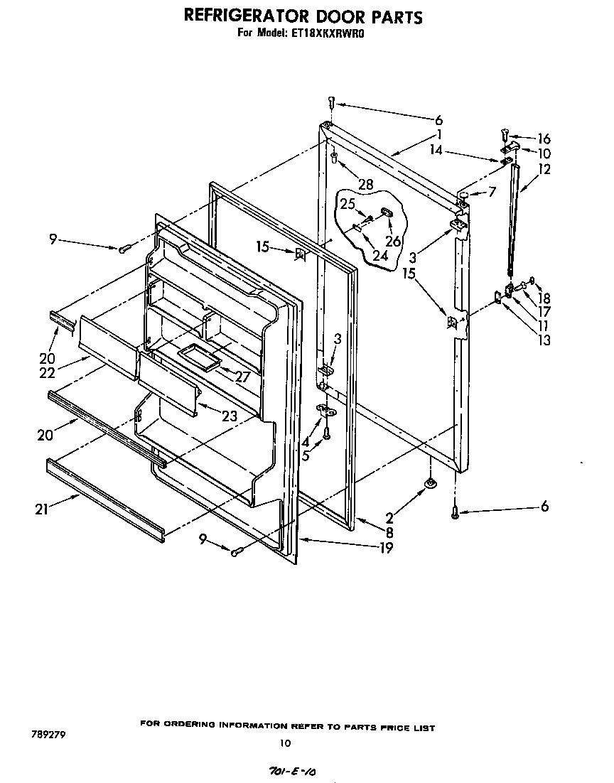 Refrigerator door