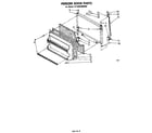 Whirlpool ET18AKXMWR0 freezer door diagram