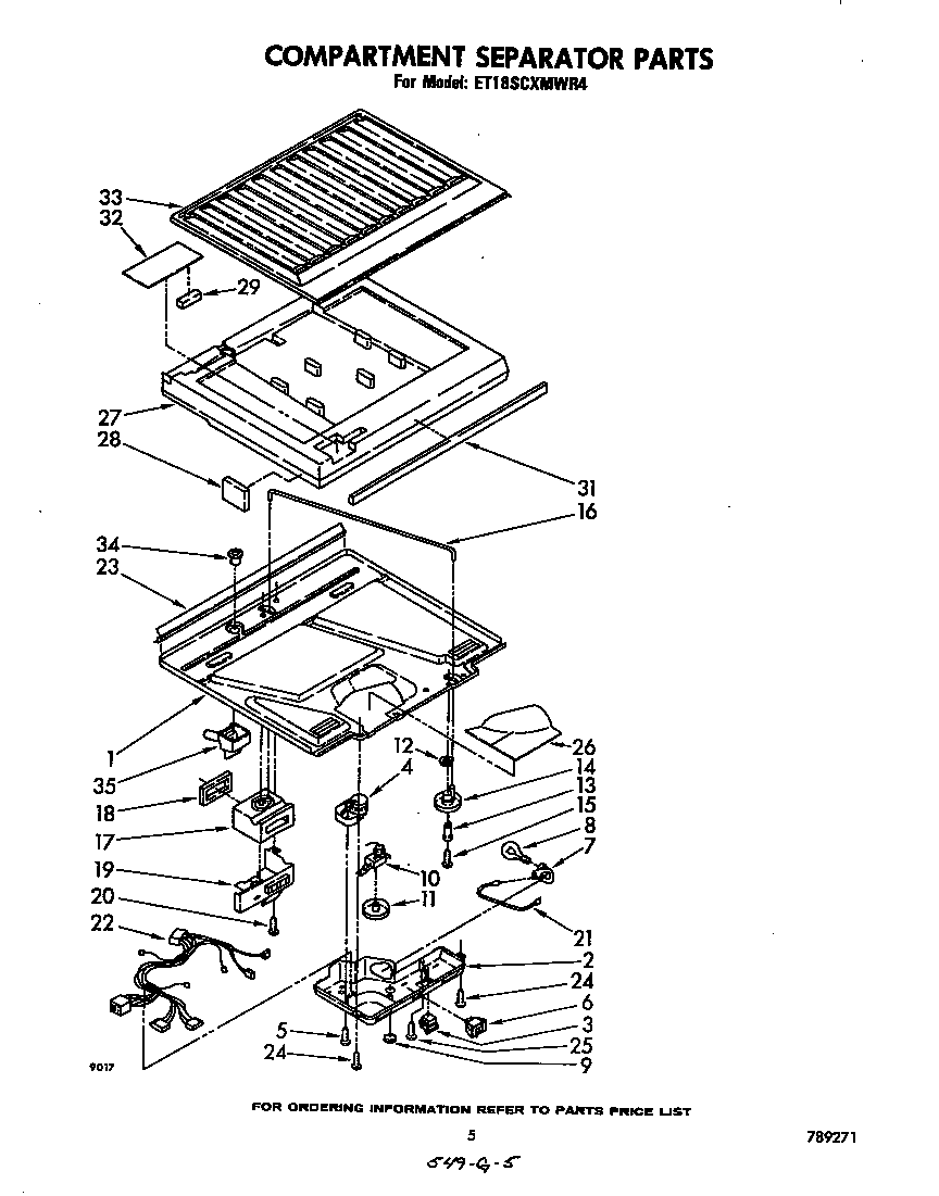 Compartment separator