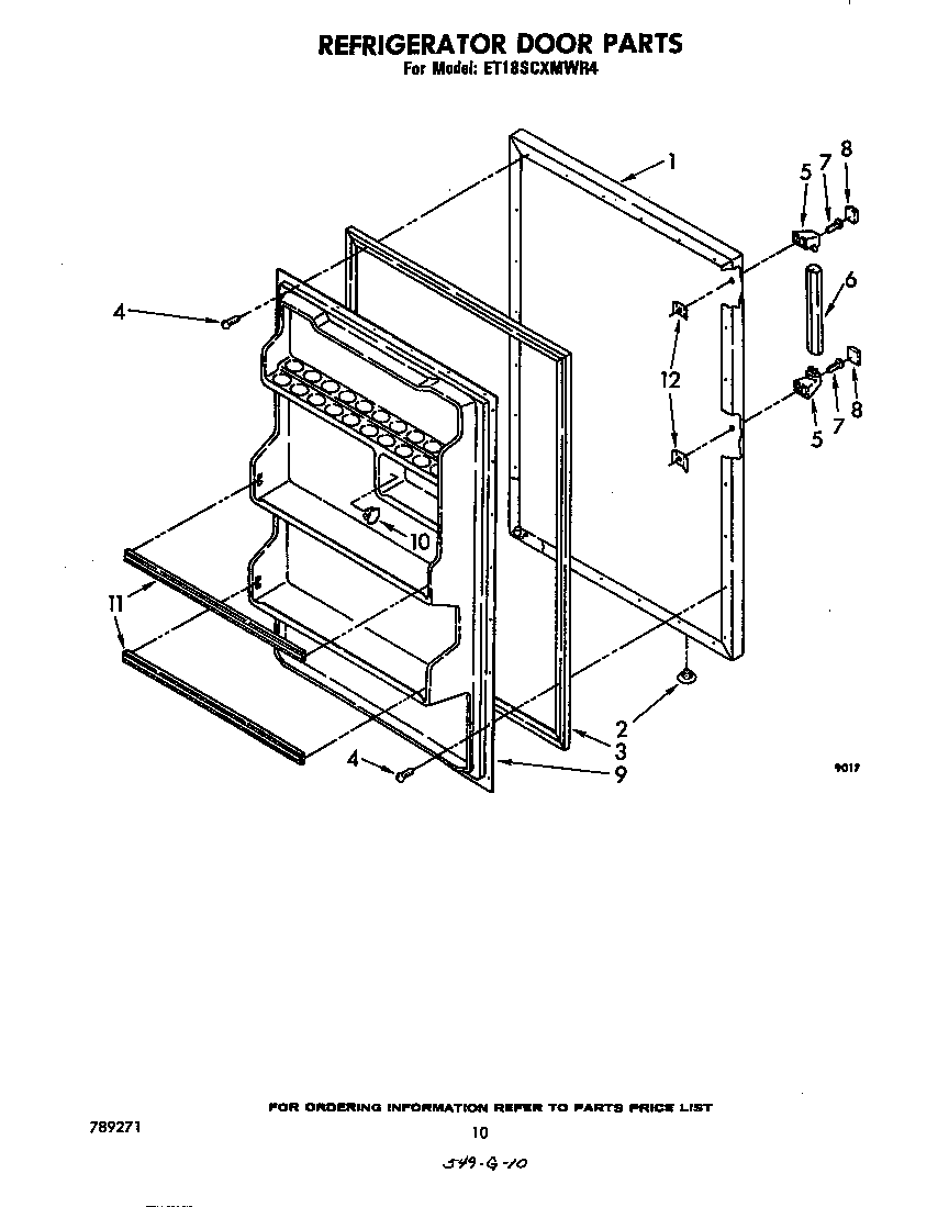 Refrigerator door