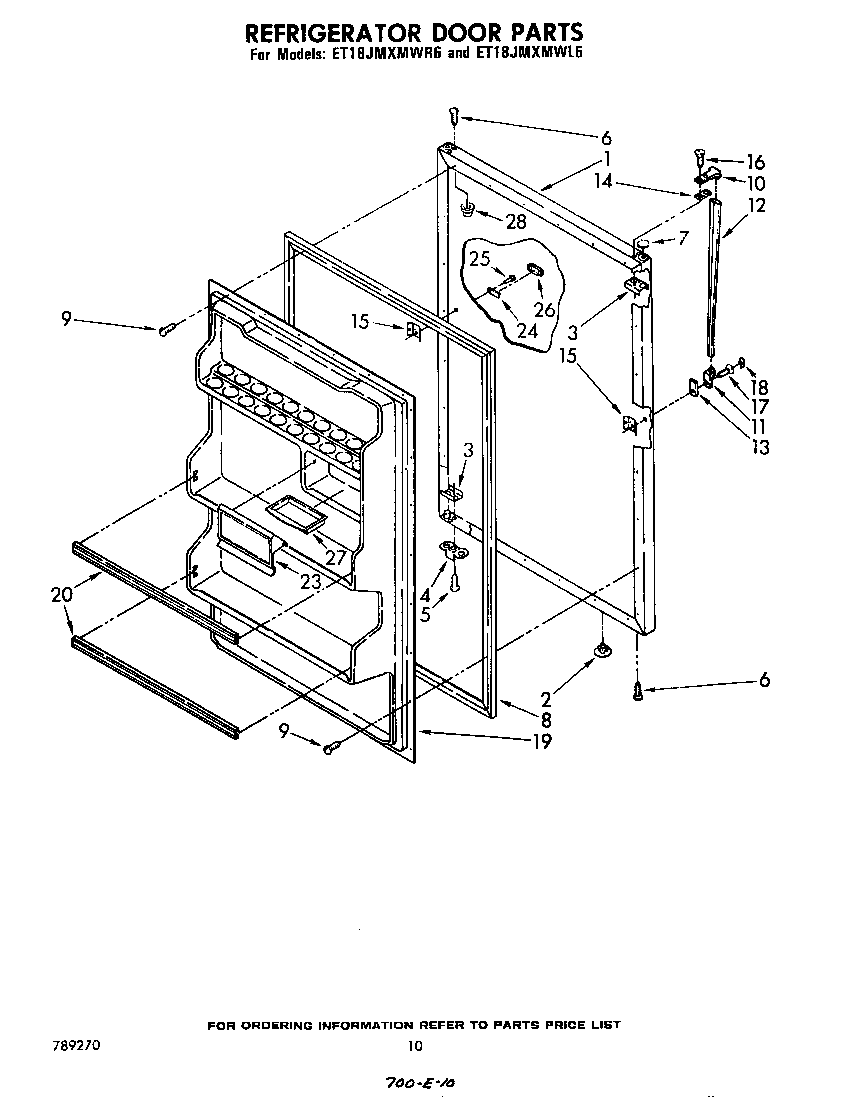 Refrigerator door