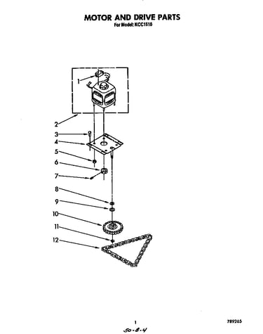 Motor and drive
