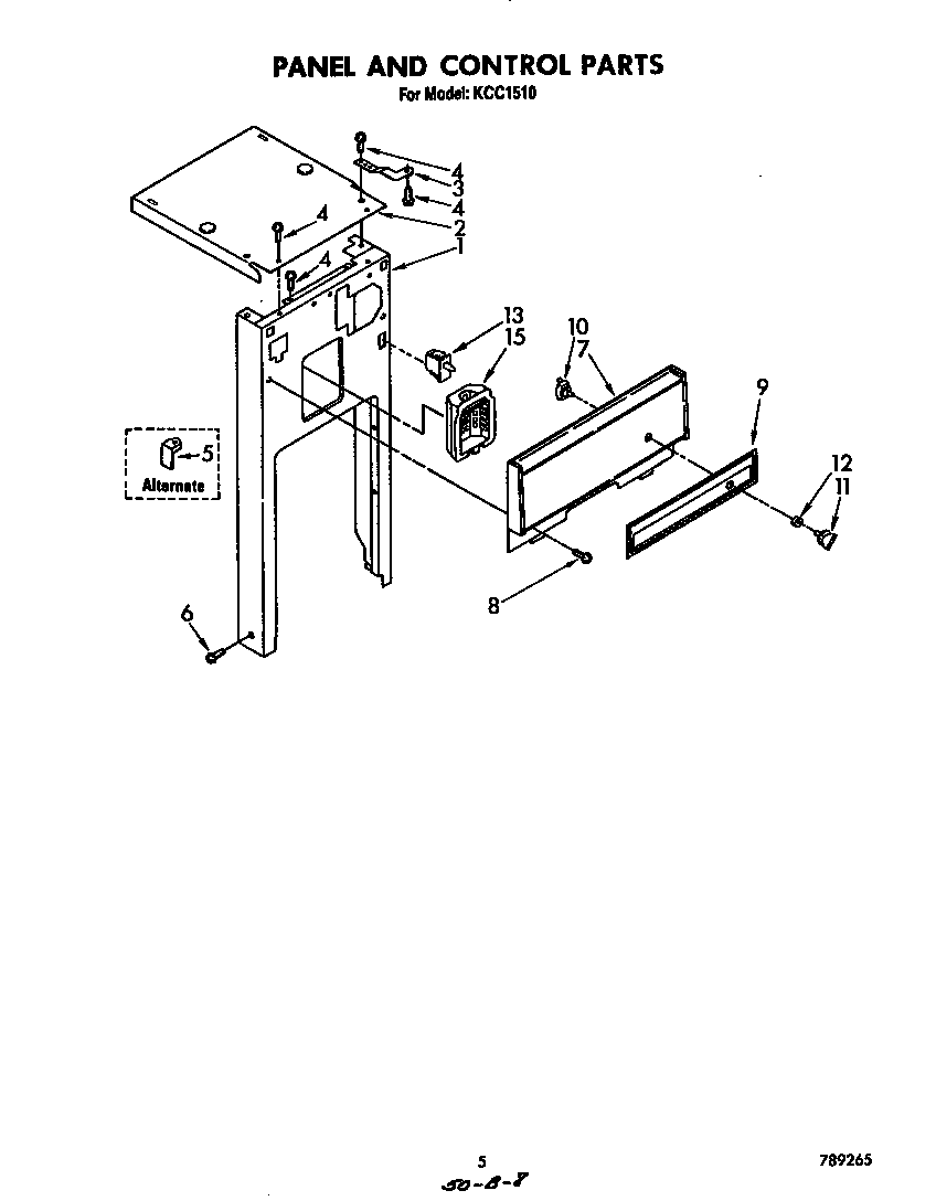 Panel and control