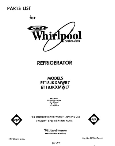 Front cover