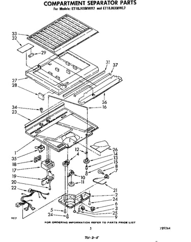 Compartment separator