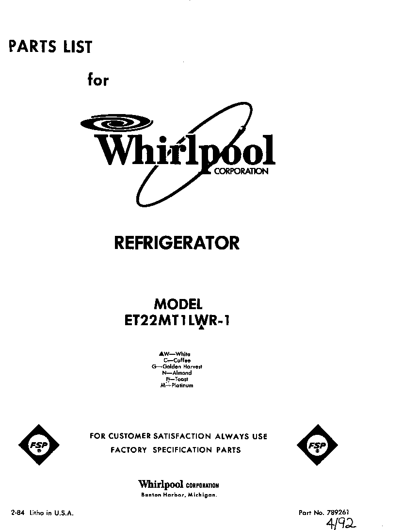 Front cover