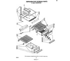 Whirlpool ED25SMXLWR1 refrigerator interior diagram