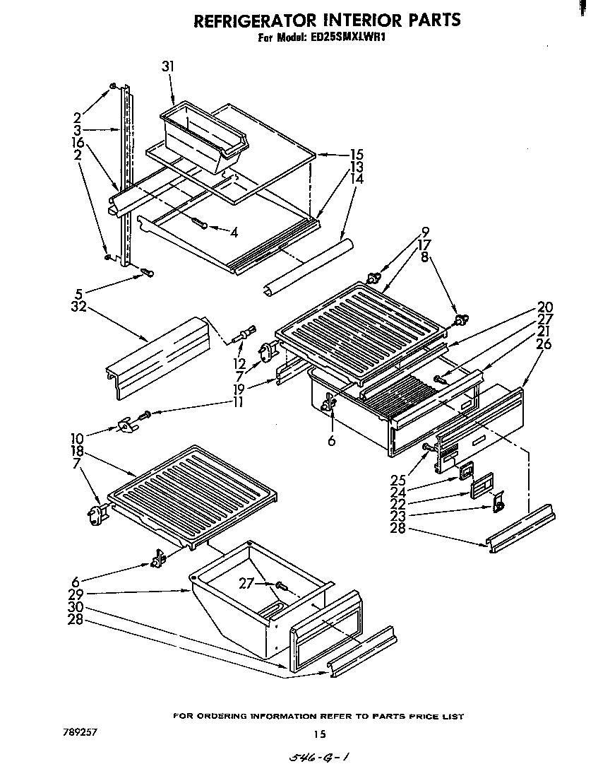 Refrigerator interior
