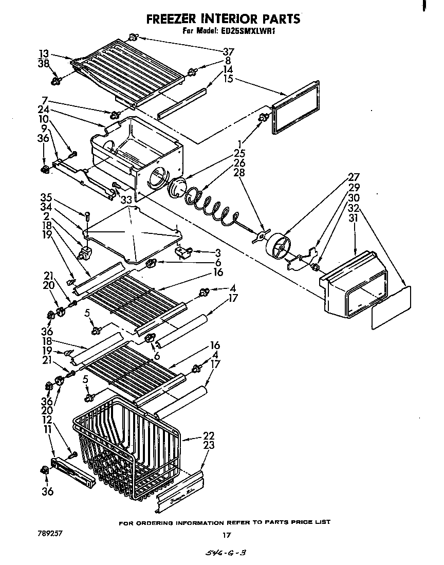 FREEZER INTERIOR